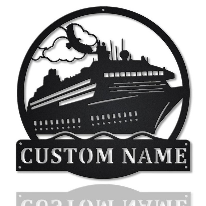 Personalized Ship Metal Sign Art | Custom Ship Metal Sign | Gifts for Men | Decor Decoration