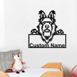 Personalized Berger Picard Dog Metal Sign | Berger Picard Dog Metal Wall Art | Dog Metal Sign | Berger Picard Dog Lover Gift| Dog Lover Gift