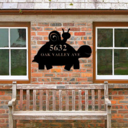 Custom Metal Sign, Address sign, Wall art, wall hanging, name sign, personalized sign, home decor, wall decor, Snail, custom sign, Turtle