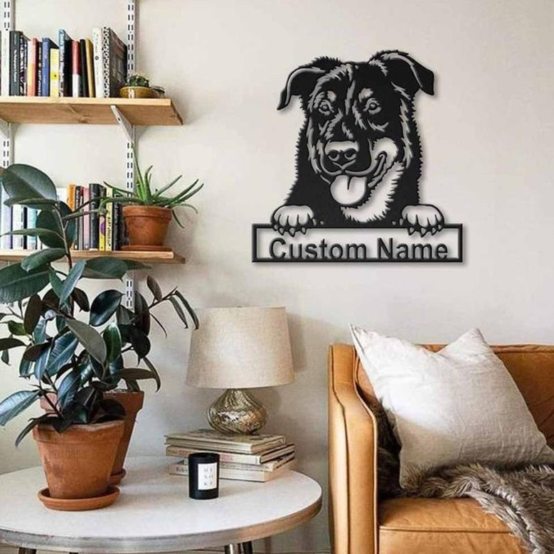 Personalized Beauceron Dog Metal Sign Art | Custom Beauceron Dog Metal Sign | Dog Gift | Animal Funny | Birthday Gift