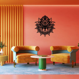 Mandala Metal Wall Art, Wall Hanging Decor, Mandala Metal Wall Decor, Black Mandala Wall Decor