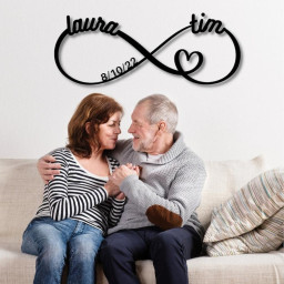 Metal Infinity Sign, Mom and Son Sign, Mom and Daughter Sign, Mothers Day Gift, Mom Signs for Mothers Day, Mom Gift from Son, from Daughter