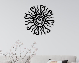 Wacky Sun Metal Wall Art, Unique Sun Metal Wall Decor, Porch Metal Wall Art, Unique Birthday Gift