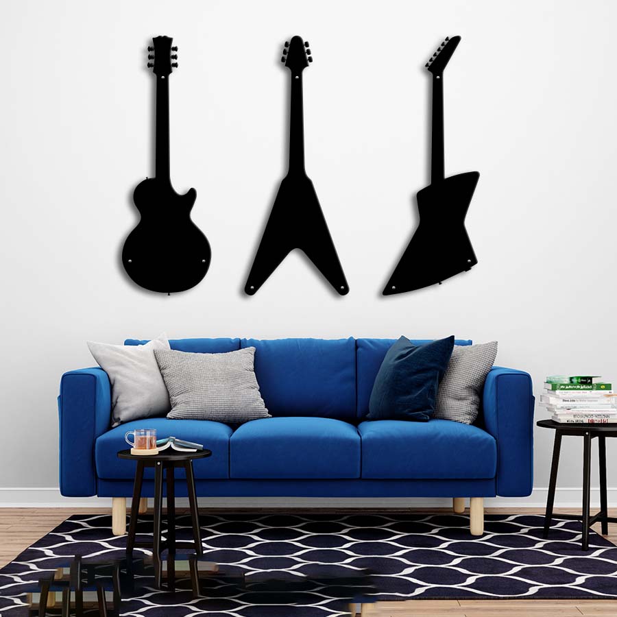 Life-size Guitar Trio