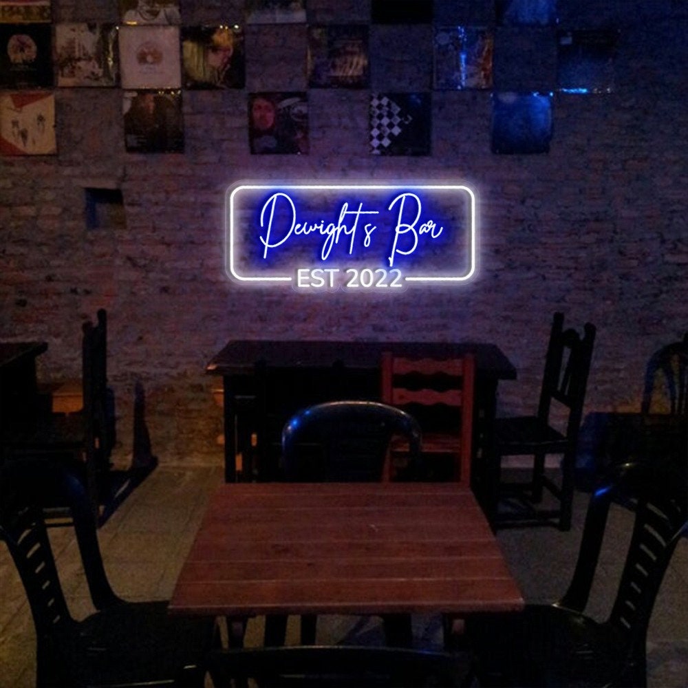 Personalized Bar Sign,Custom Home Bar Sign Decor,Bar Club Signage, Bar wall Art Decor, Neon Sign for Dad,Gifts for Friend, Father's Day gift