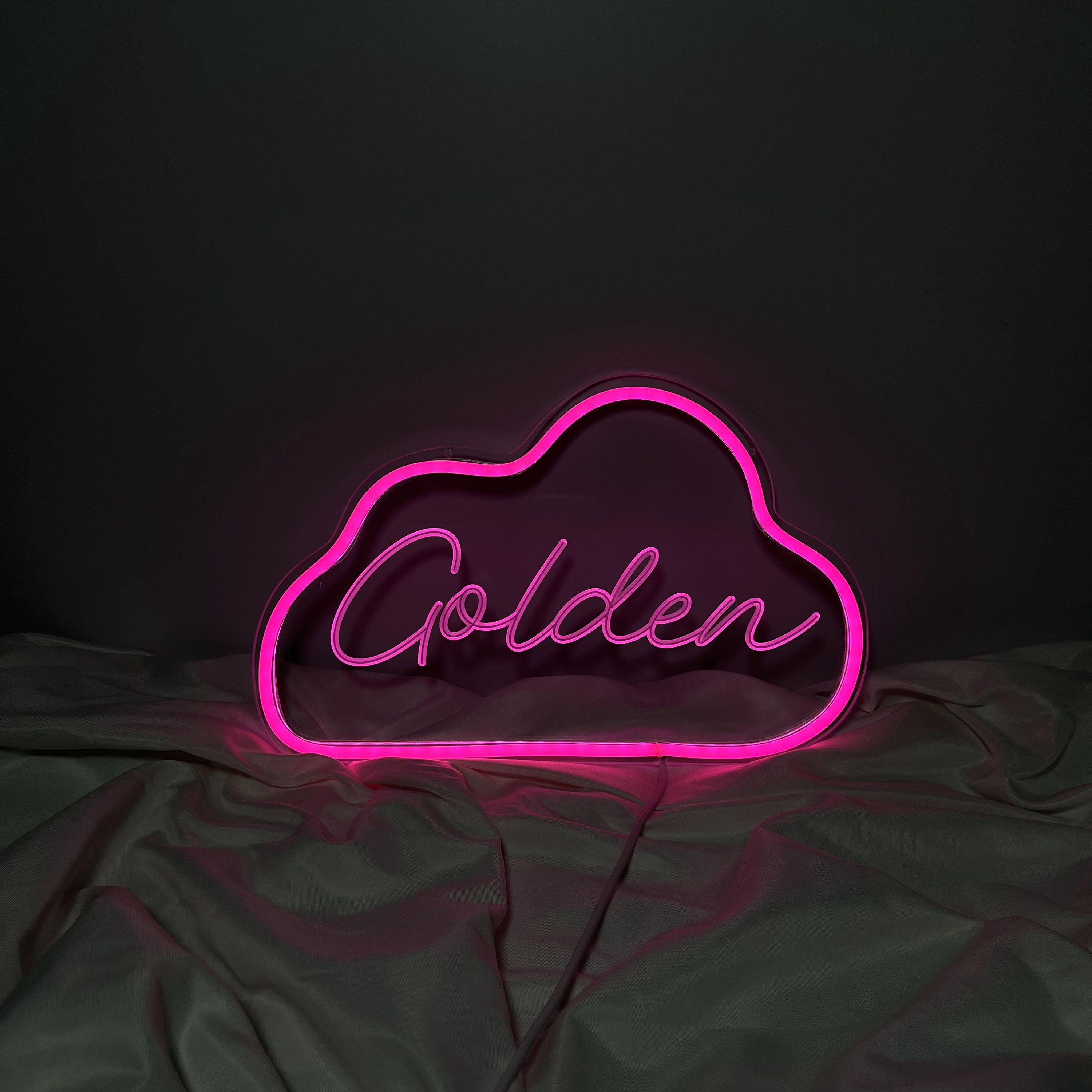 Neon Sign Name Custom Night Light USB Aesthetic Children Room Decor for Girl Boy Kids Bedroom Birthday Gift Led Lamp Anime Wall Home Cartoon