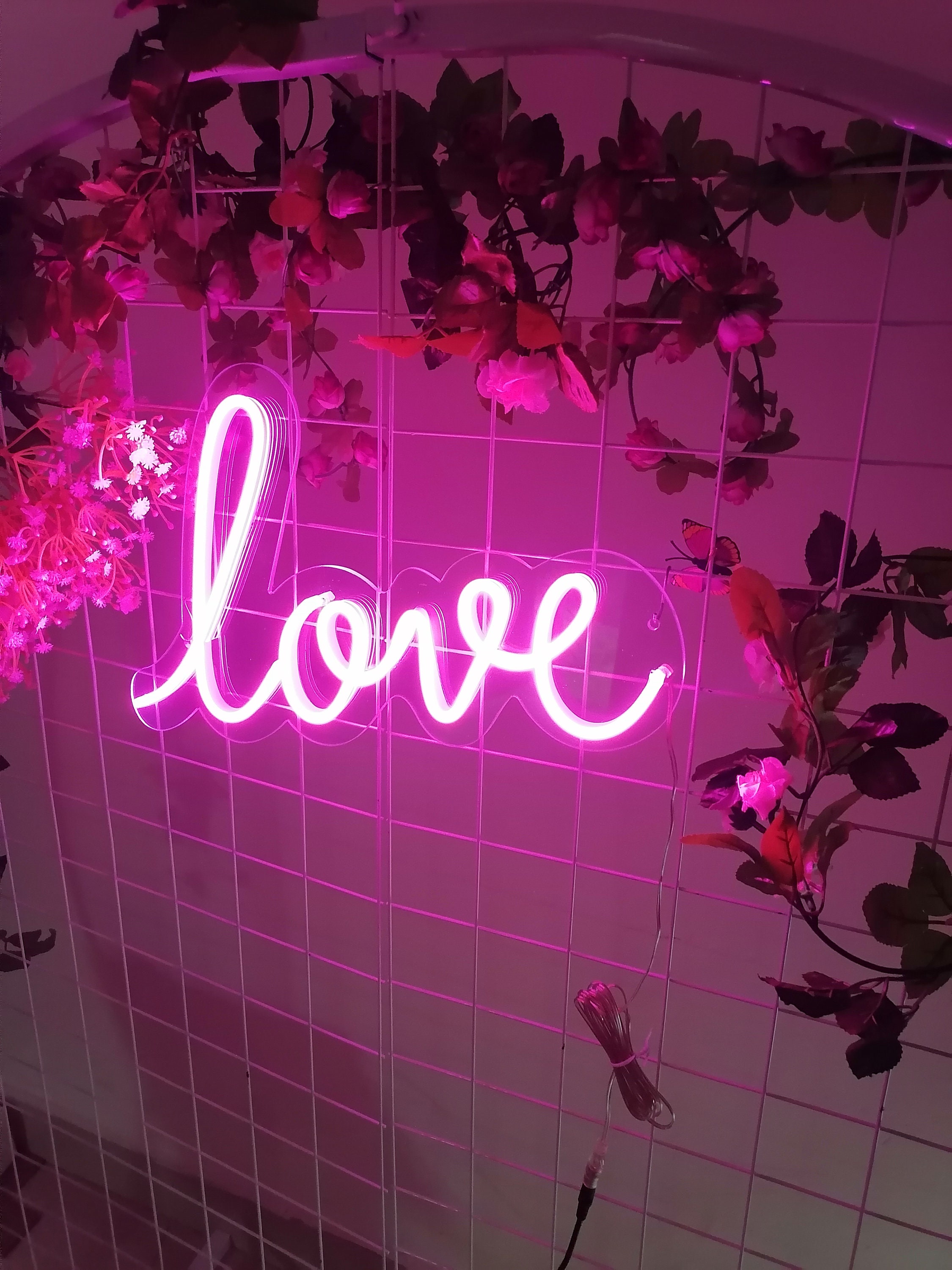 Neon signs lighting love bar wedding decoration room wall Personalized custom