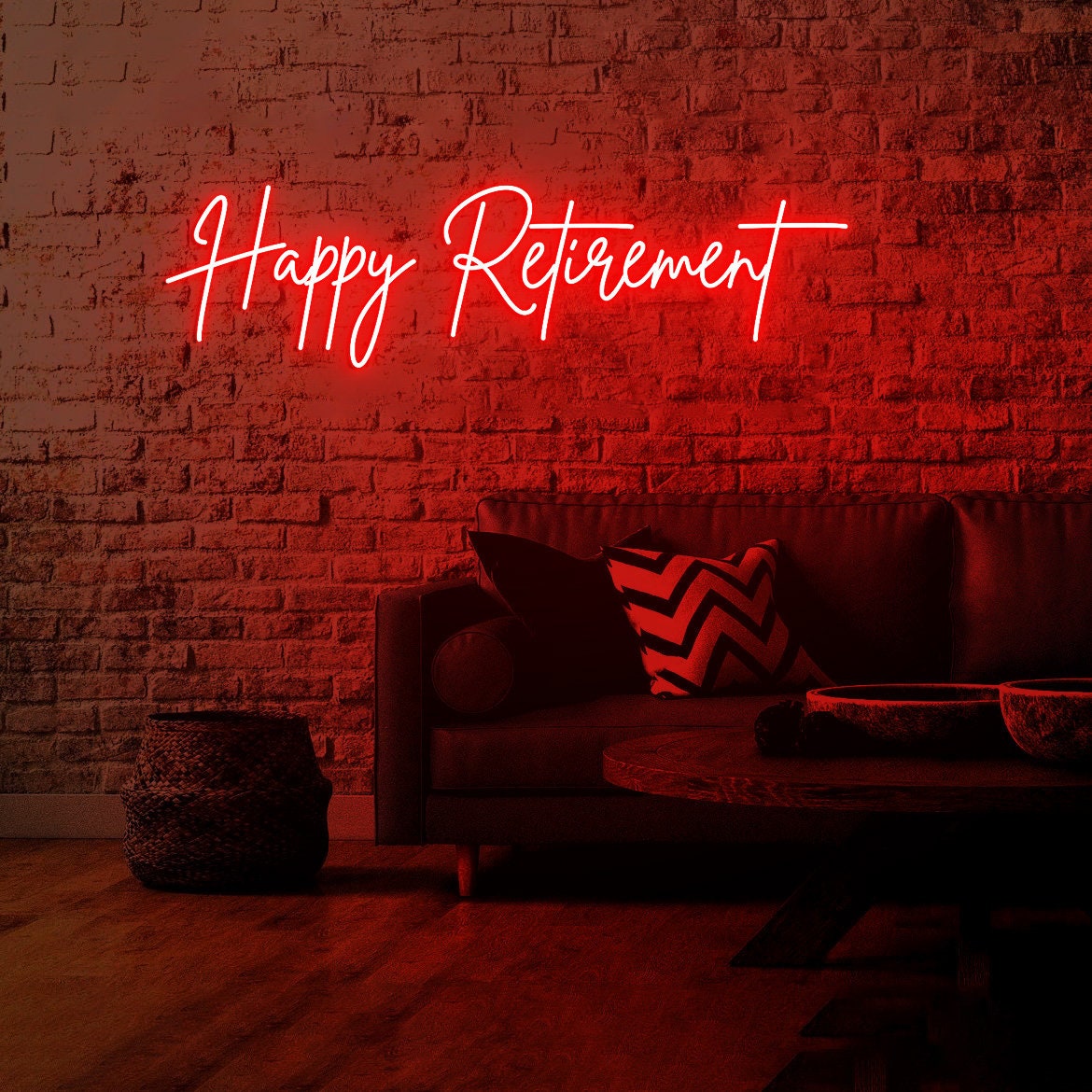 Happy Retirement Neon Sign, Happy Retirement Sign, Retirement Event Decor, Retirement Celebration Office Party Backdrop, Retirement Decor
