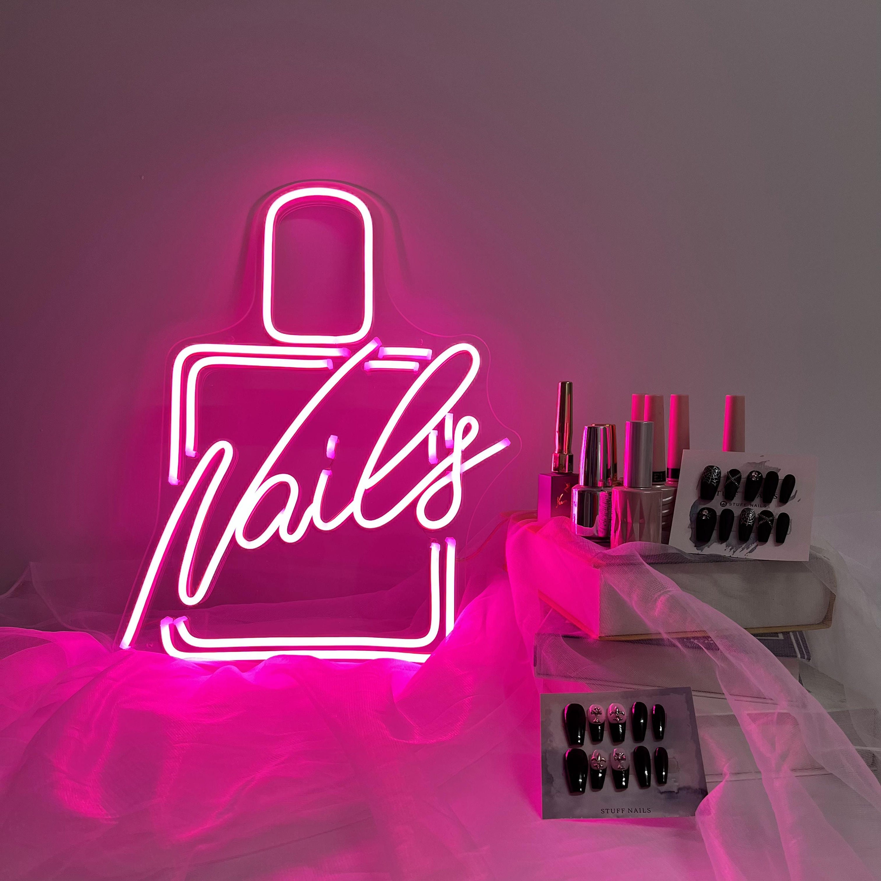 Neon Sign Custom , Neon Sign Nails Salon , Neon Sign Art , Neon Sign Bedroom , Neon Sign Bar , Neon Sign Shop Logo , Neon Light Signs Wall