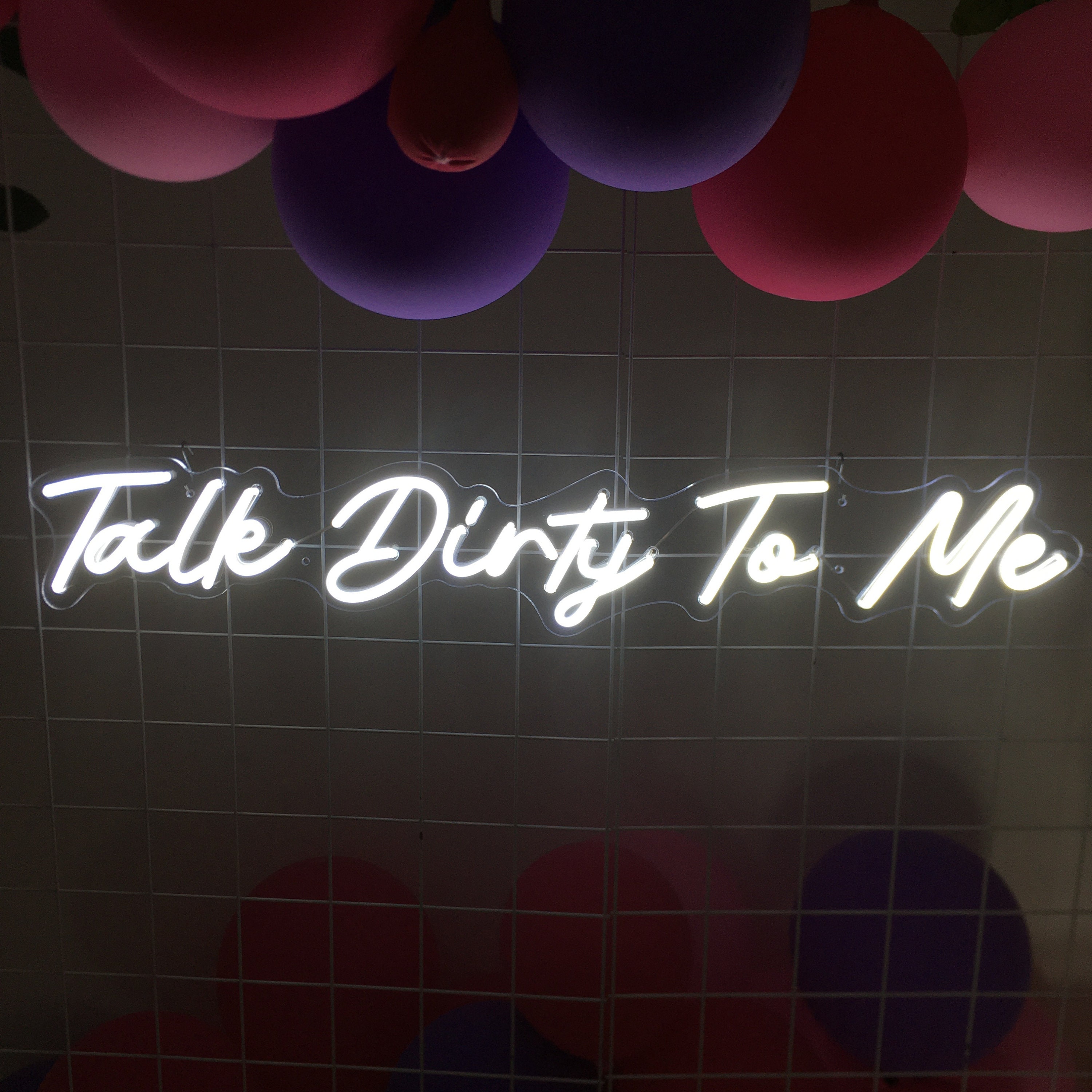 Neon Signs Bar Light talk Dirty to me Mub Decor Room Wall Decor Neon Mural LED Personalized Custom