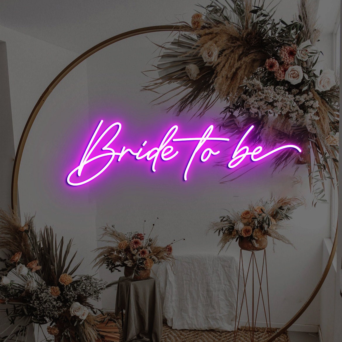Bride to be, Led Neon Lights, Custom Neon Sign for Wedding Party Decor,Personalized Gift For Bride