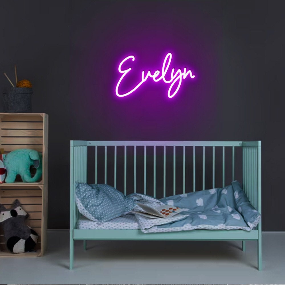 Neon Sign Teenage Girl Gifts, Neon Name Sign, Nursery Name Sign, Room Decor For Teens, Neon Light Gift For Kids, Mother’s Day Gifts.