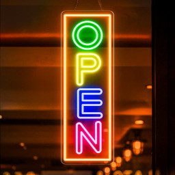 Neon OPEN Sign |For Business Sign | Open Neon Sign | Neon Open Lights for Bar Salon Store Hote l Wall Decor Neon Light Sign | Open Sign