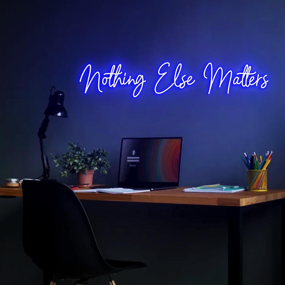 Custom neon Sign Nothing Else Matters, Sign Home Wall Decor, Living Room Sign Decor, Custom Neon Light Wedding Backdrop Decor