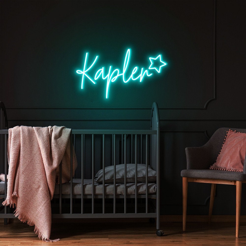 Neon Sign for Kids Room Decor, Battery Powered Neon Sign Custom, Neon Name Sign For Wall Decor, Led Sign For Baby, Personalized Gifts Baby