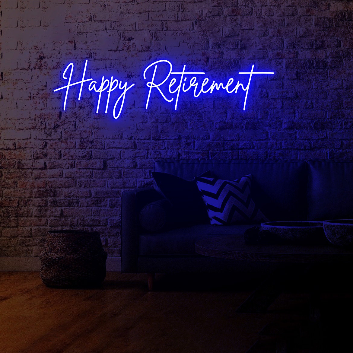 Happy Retirement Neon Sign, Happy Retirement Sign, Retirement Event Decor, Retirement Celebration Office Party Backdrop, Retirement Decor