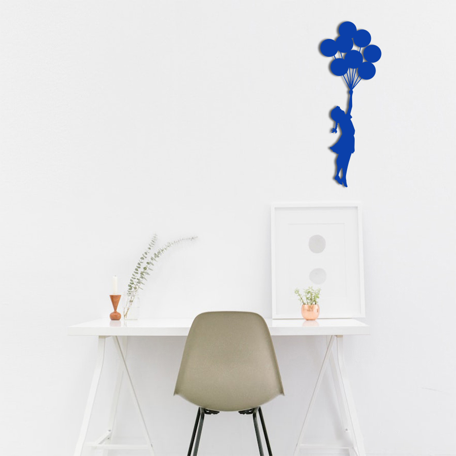 Banksy – Flying Balloons Girl Adaption