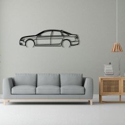 Audi A6 4F Raised Steel Wall Art