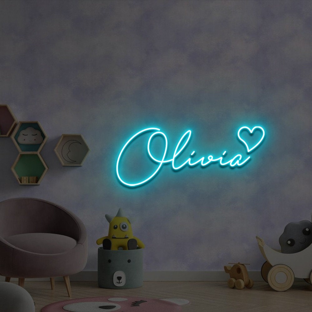 Custom Neon Name Sign Gifts, Kids Bedroom Neon Sign Light, Light Up Name Sign, Teens Boys Room Decor Girls Bedroom Ideas, Gift for Kids.