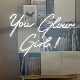 Custom Neon Sign You Glow Girl Neon Sign Bedroom Neon Sign Wall Decor Wedding Neon Sign Neon Name SignNeon Light Sign For Wall