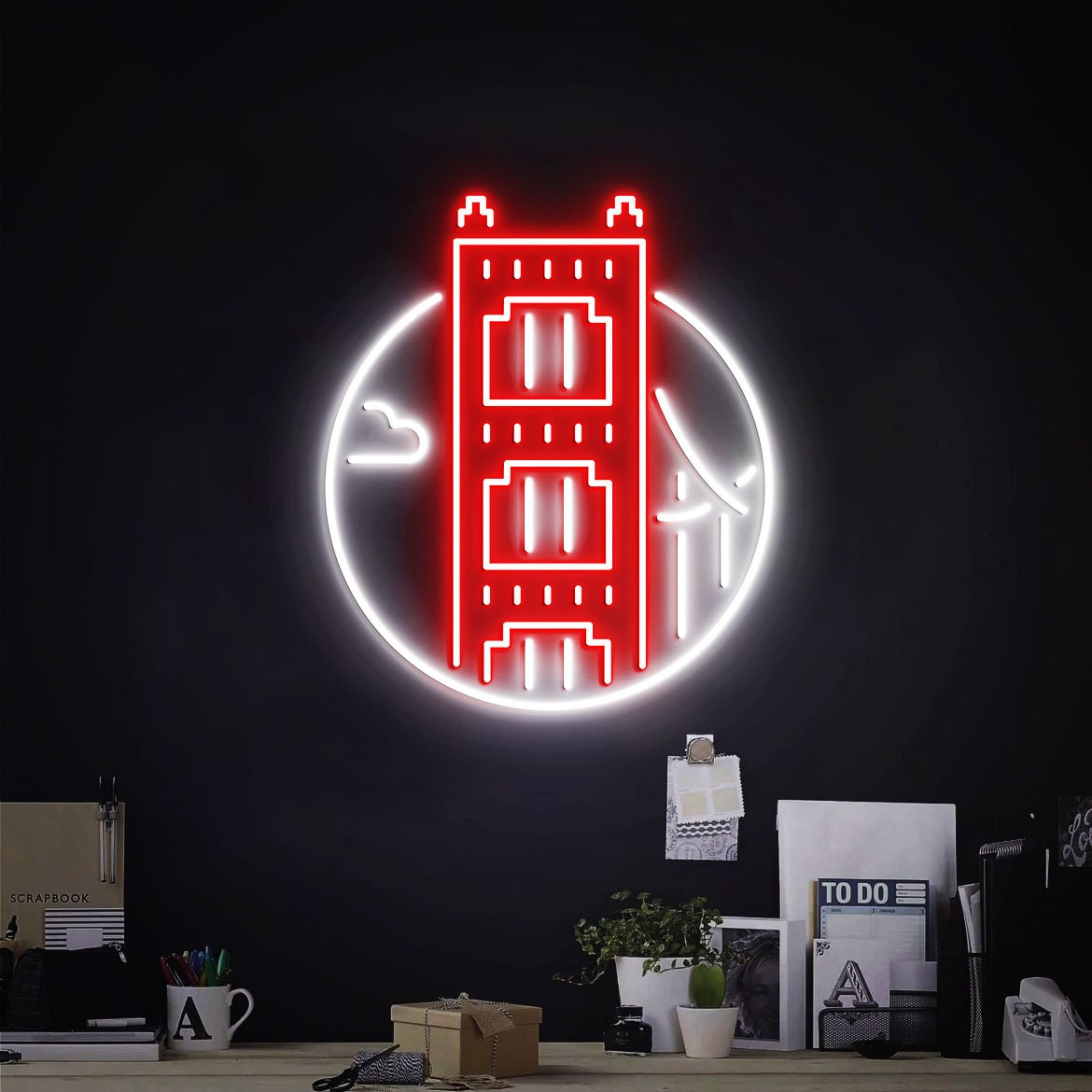 San Francisco Neon Light, Neon Sign Light Decor, San Francisco Bedroom Neon Sign, Bedroom Neon Lights, San Francisco Wall Decoration