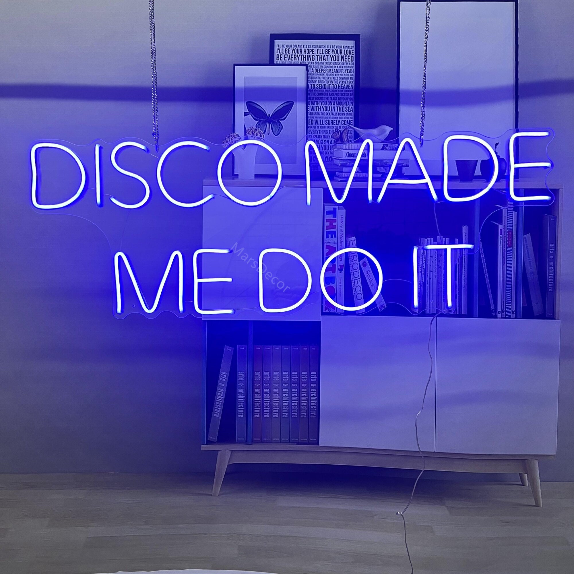 Neon Sign Custom , Disco Made Me Do It Neon Sign , Neon Sign Bar , Neon Sign Bedroom , Neon Sign Wall Decor , Neon Sign Art ,Neon Light Sign