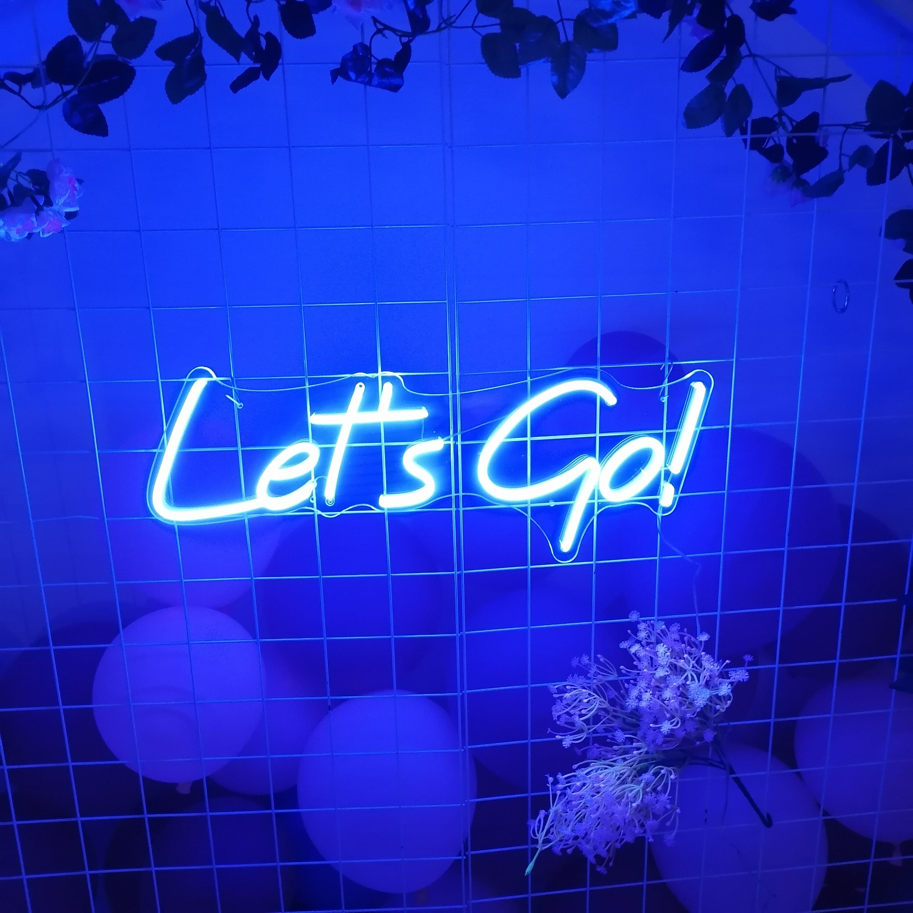 Custom Neon Sign Let's Go! Neon Sign Custom Neon Sign Wall Decor Neon Sign Art Led Neon Sign Custom Neon Light Neon Name Sign