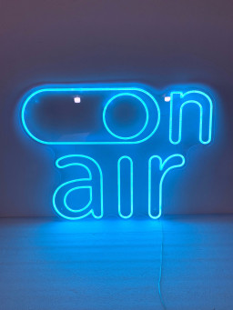 On Air Neon Sign, On Air Sign, Recording Studio Sign, Man Cave Decor, Recording Light, Neon Sign for Recording