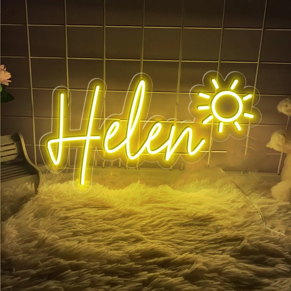 Custom Neon Name Sign For Kids Bedroom, Neon Sign Custom Battery Powered, Personalized Gift For Girls Bedroom, Nursery Decor, Wall Decor