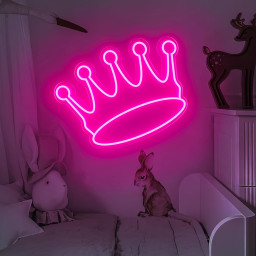 Crown Neon Sign,Custom Neon Sign,Neon Lights Bedroom Room Wall Decor ,Personalized Neon Sign Light,Custom Neon Signs, LED Neon Sign