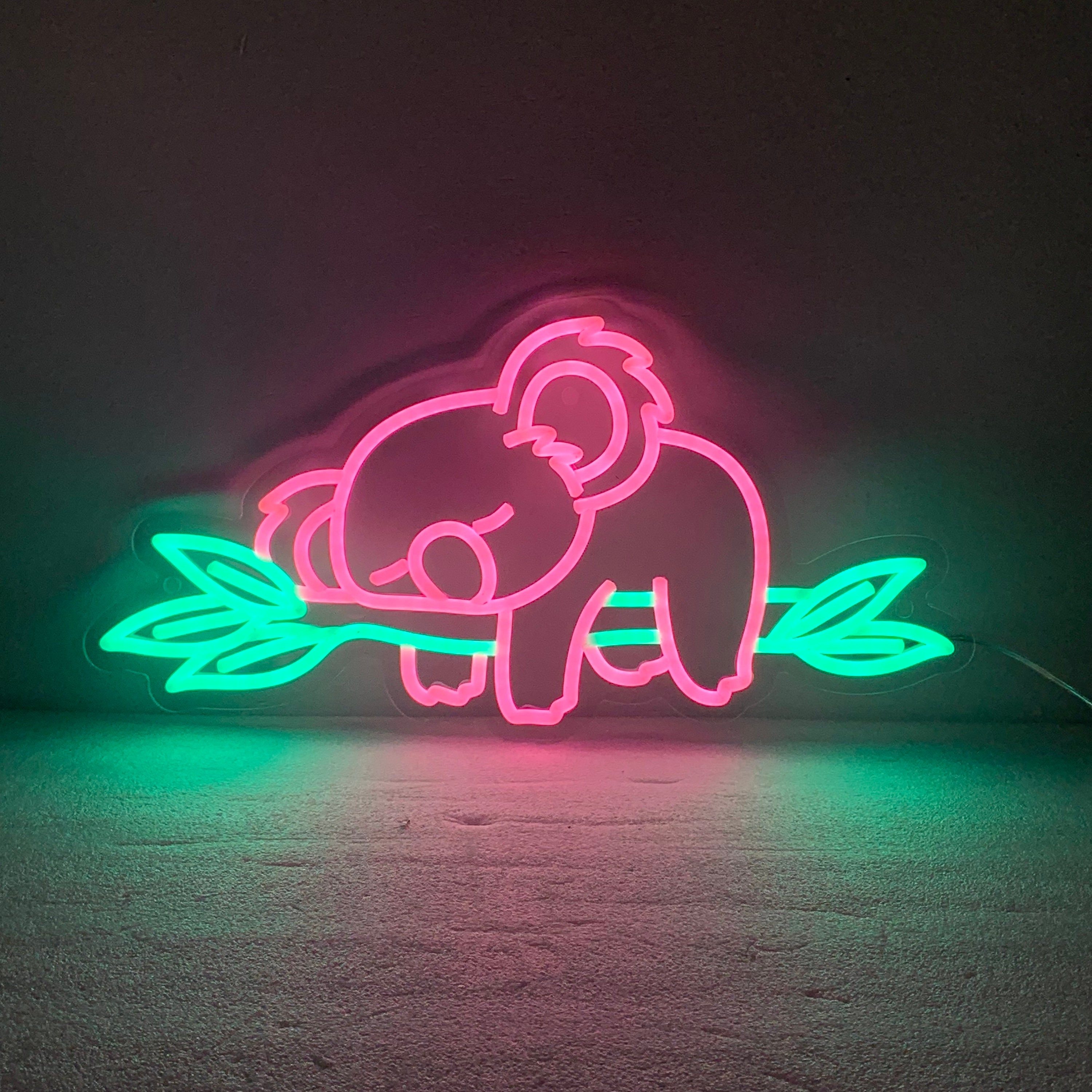 Koala Bear Neon Light, Cute Animals Neon Sign, Koala bear Bedroom Neon Sign, Koala Neon Light, Home Neon Lights, Kaola Neon Wall Decoration