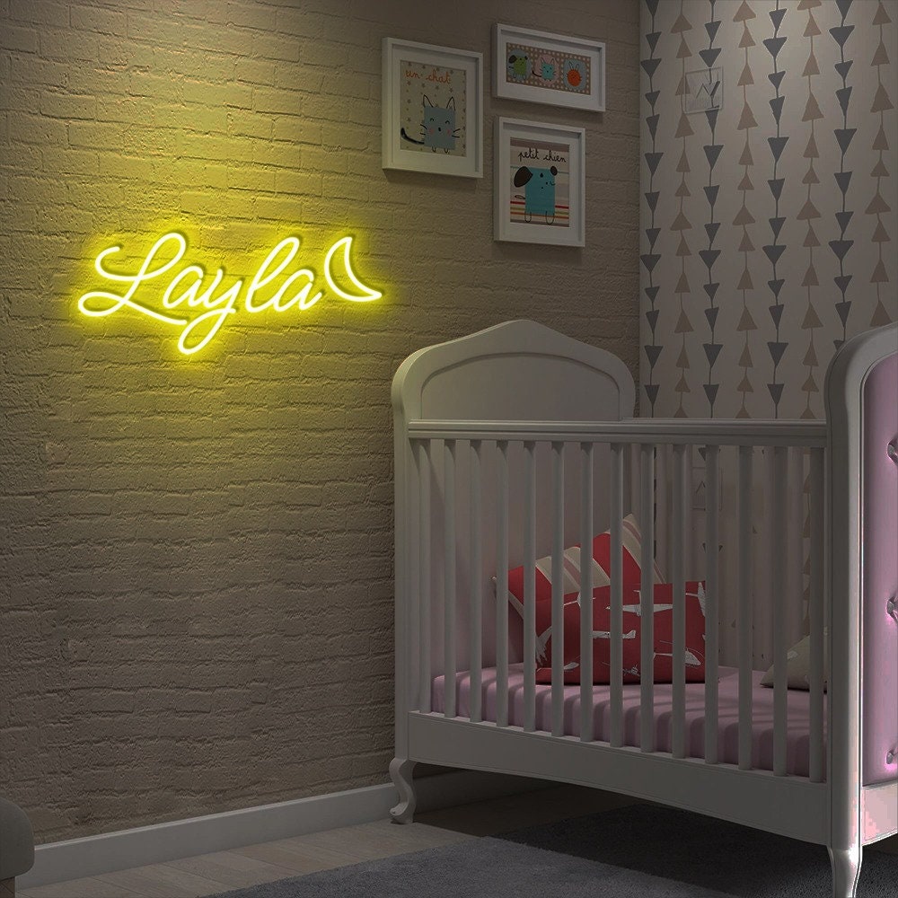 Custom Neon Sign For Kids, Led Sign For Home Decor, Neon Name Sign for Wall Decor, Neon Light For Baby Bedroom Decor, Personalized Gifts