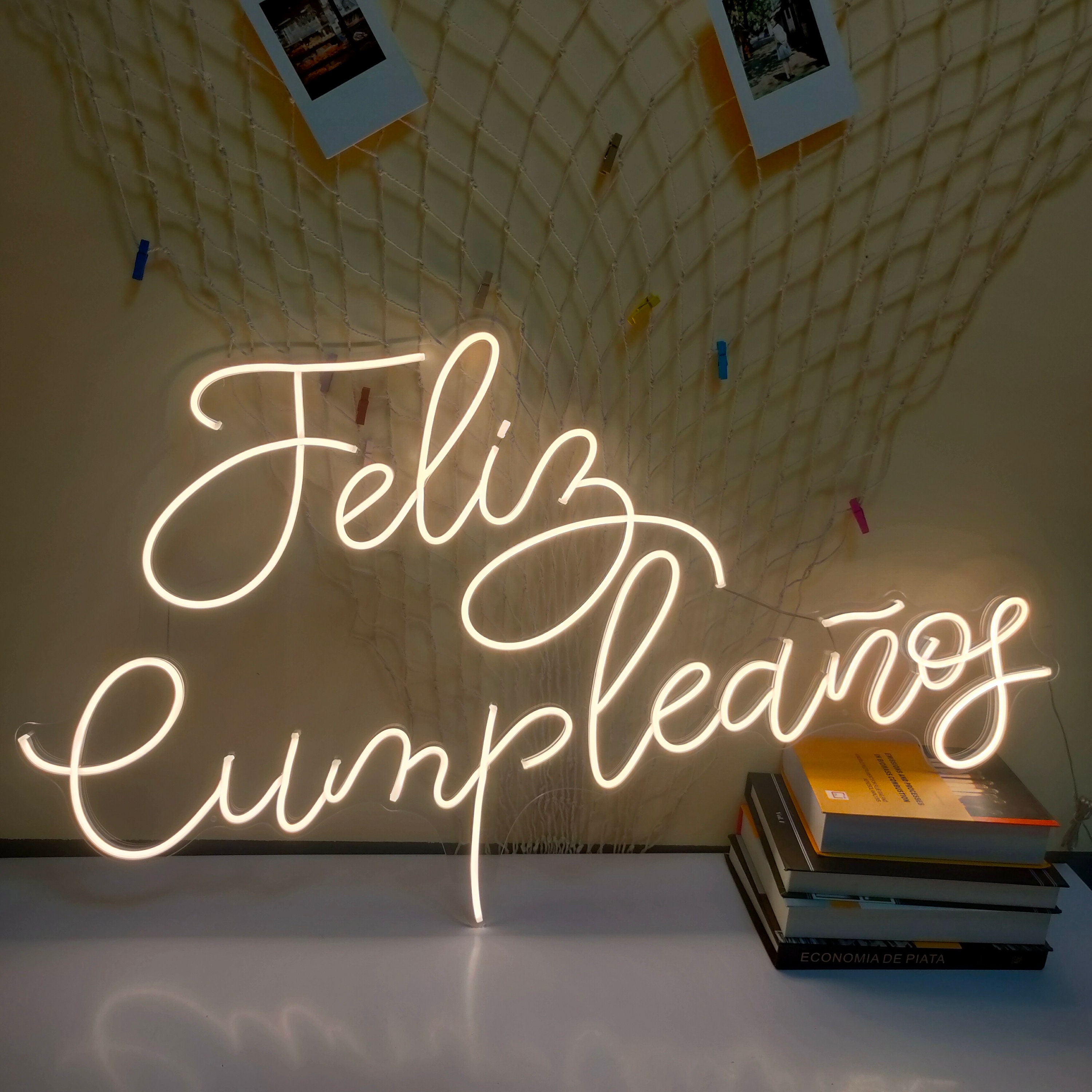 Custom Neon Sign Led Light French happy Birthday Decoration Wedding Decor For Party Home Bar Room Baby Shower Valentine Day Gift Wall Art