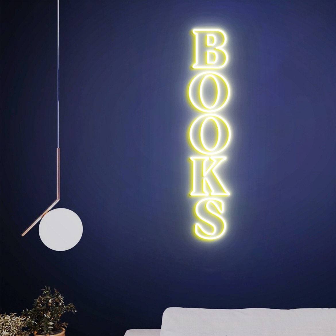 Books Neon Sign, Books Sign, Reading Room Decor, Book Lovers Gift, Personalized Library Sign, Reading Room Sign, Book Club Decor