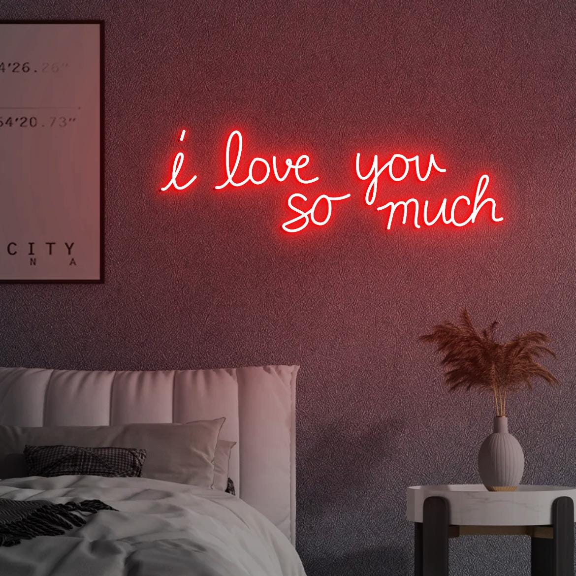 Austin I love you so much Neon Sign, Texas Wedding Backdrop Decor, Austin Wedding Reception, Gift for Wedding in Austin
