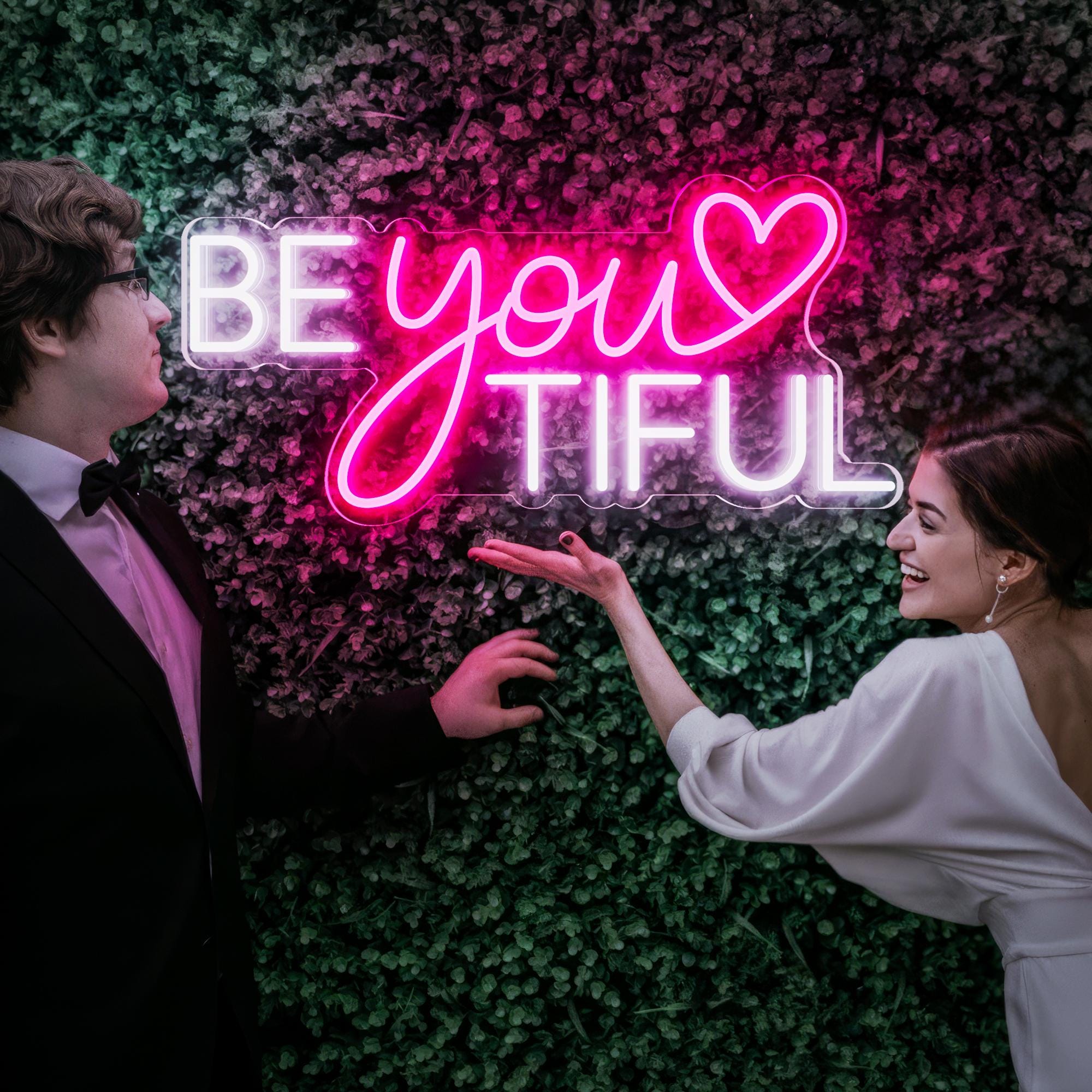 Be You Tiful Neon Sign, Custom Neon Sign, Neon Wall Decor, Beauty Salon Neon Sign, Led Sign Custom Home Decor Wall Art, Personalized Gifts