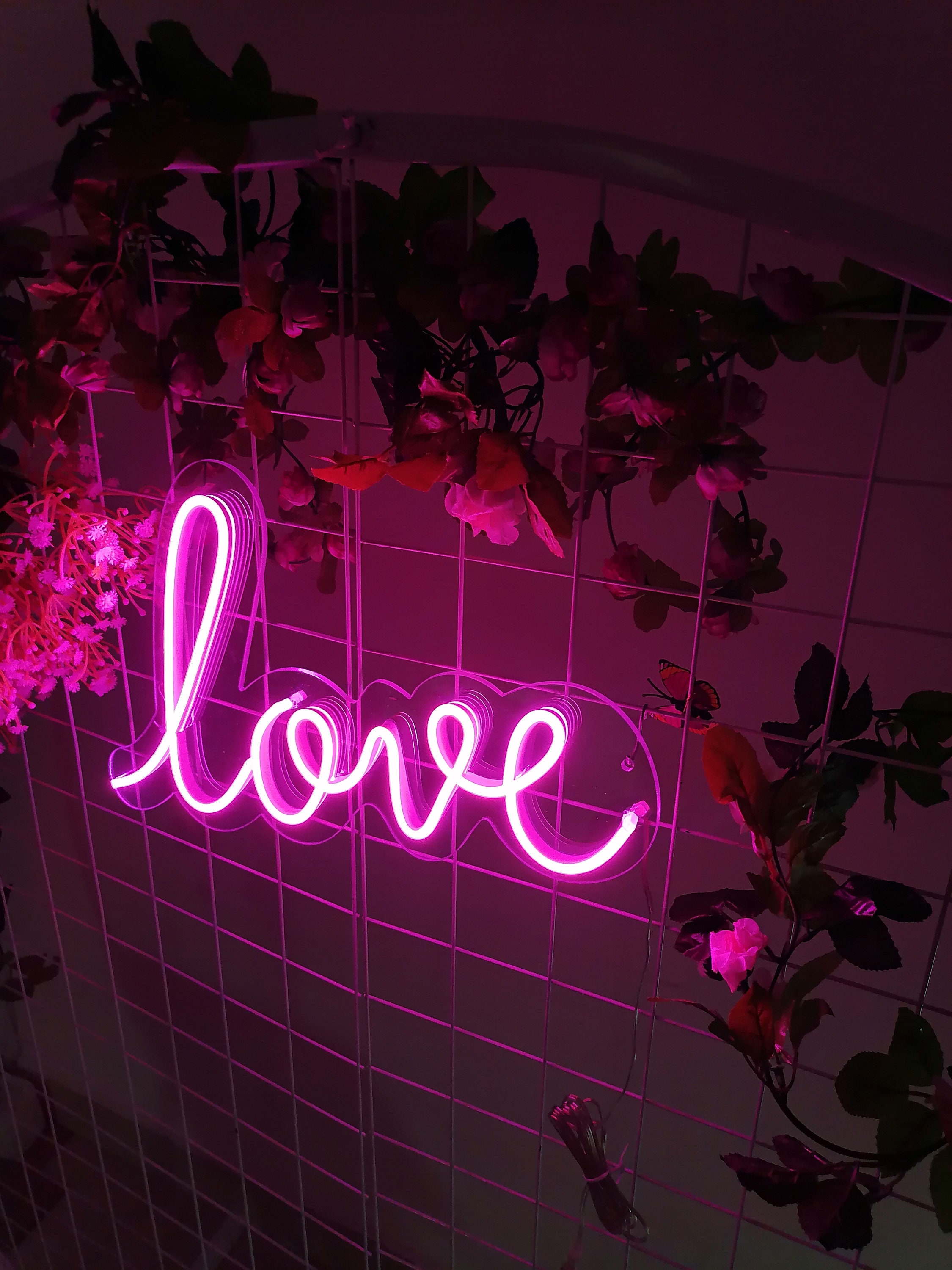 Neon signs lighting love bar wedding decoration room wall Personalized custom