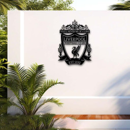 Liverpool FC Emblem Metal Signs Raised Steel Wall Art