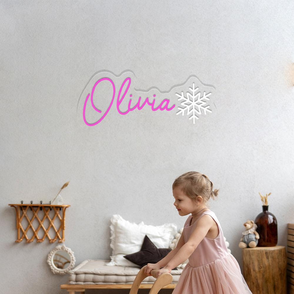 Custom Neon Name Sign, Teenage Girl Gifts, Nursery Name Sign, Neon Light, LED Name Sing, Dorm Decor For College, Personalized Neon Gifts
