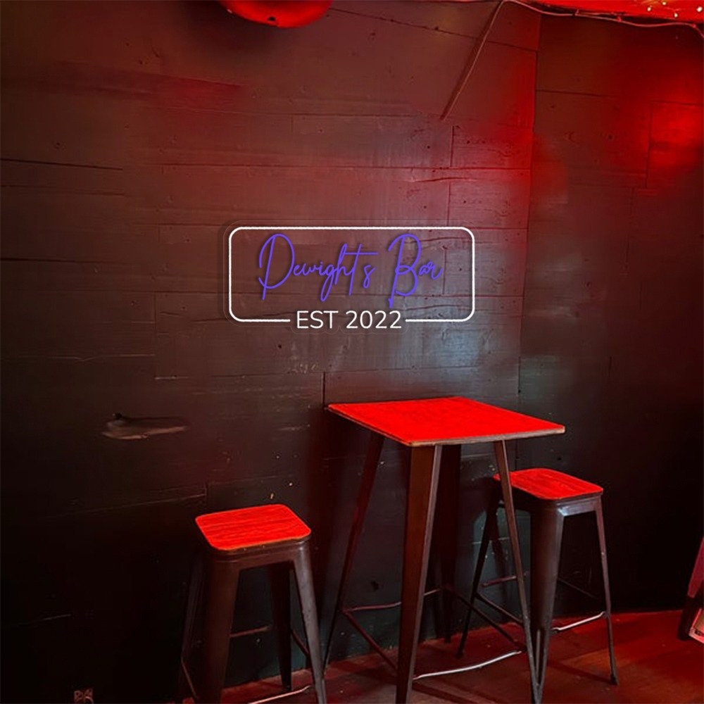 Personalized Bar Sign,Custom Home Bar Sign Decor,Bar Club Signage, Bar wall Art Decor, Neon Sign for Dad,Gifts for Friend, Father's Day gift