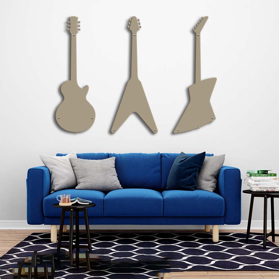 Life-size Guitar Trio