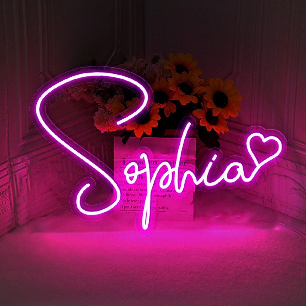 Custom Name Neon Sign For Kids, Neon Sign Bedroom, Neon Sign Custom, Neon Sign Bedroom Decor, Kids Room Decor Home Decor, Gift For Kids.