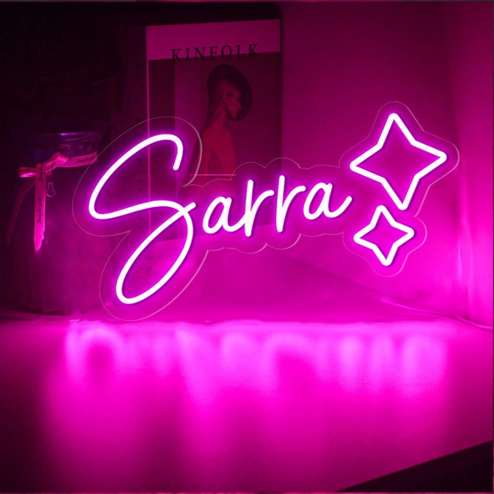 Custom Neon Name Sign for Nursery Decor, Custom Neon Sign, Light Up Name Sign, Baby Name Neon Sign, Led Neon Sign, Dorm Decoration Gifts