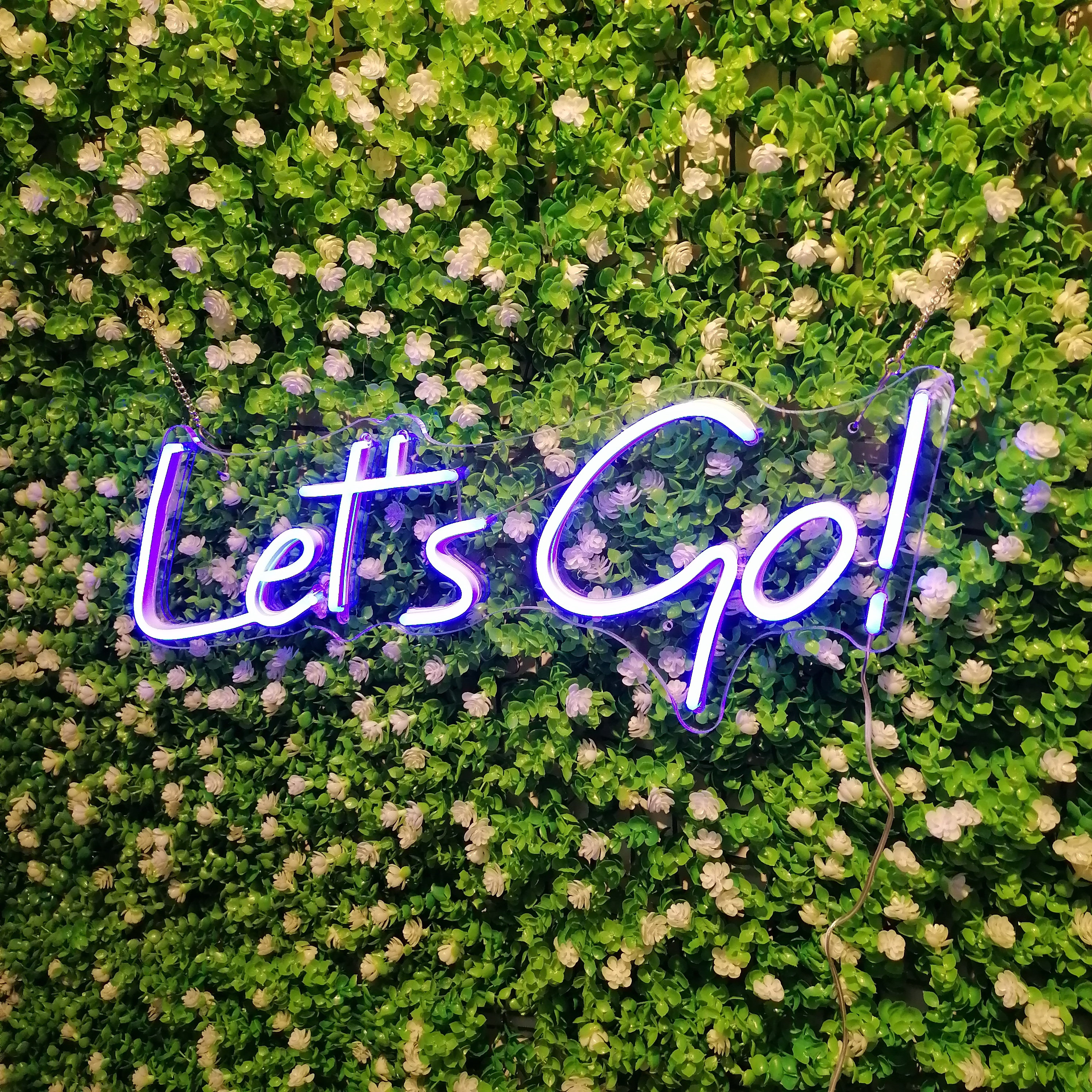 Custom Neon Sign Let's Go! Neon Sign Custom Neon Sign Wall Decor Neon Sign Art Led Neon Sign Custom Neon Light Neon Name Sign