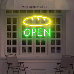 Burger Open Neon Sign ,Custom Hamburger LED Neon Sign,Light Up Neon Sign , Home Wall Decor, Open Neon Sign, Business Neon Sign