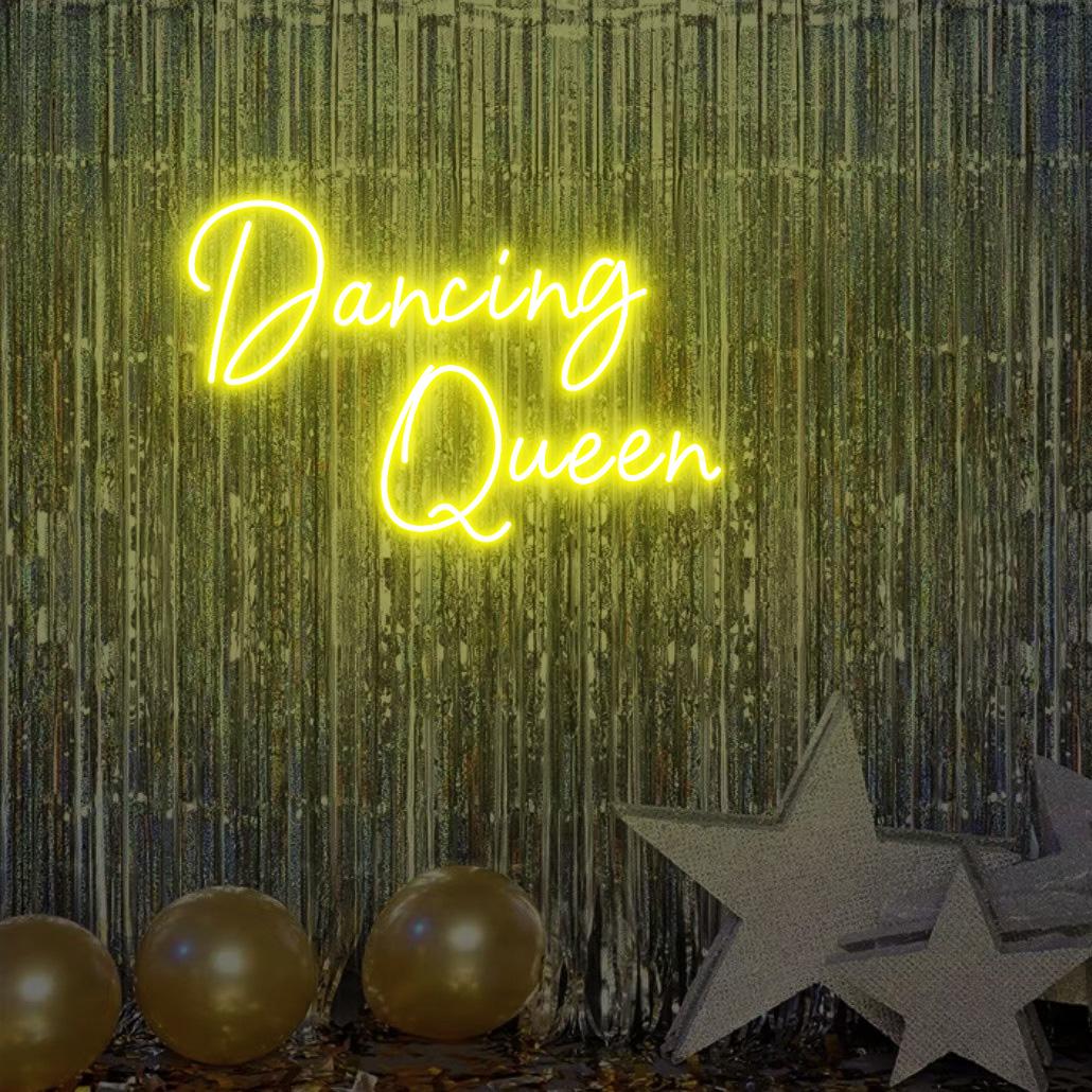 Dancing Queen Sign Neon Light, Dancing Party Backdrop Decor, Disco Theme Party Led Sign, Disco Birthday Party Neon Light, Party Decorations