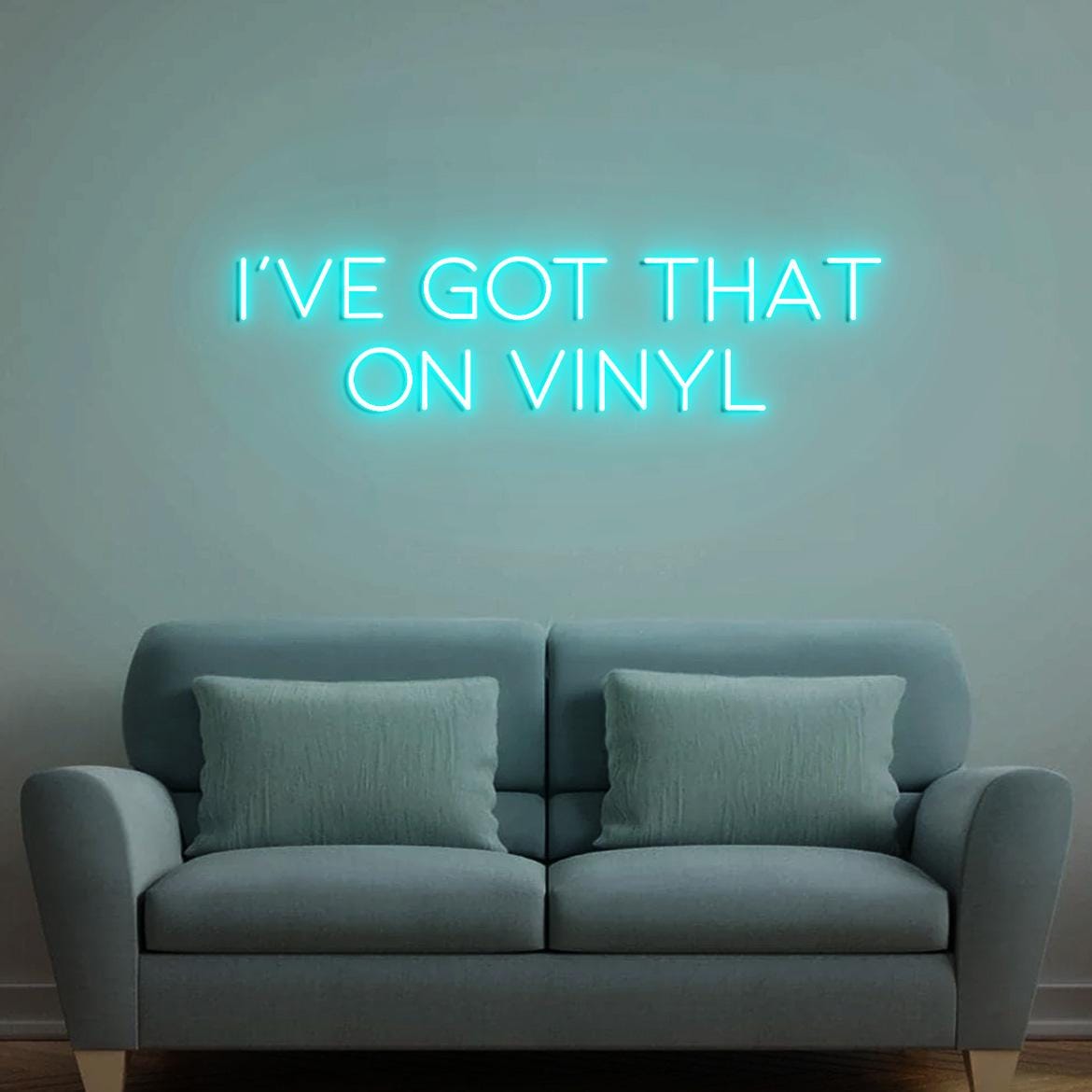 I've Got That on Vinyl, Vinyl Wall Neon Sign Decor, Music Bedroom Wall Sign, On Vinyl Record Sign, Music On Vinyl, Vinyl Record Store Decor