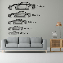 Aston Martin Vantage Roadster Raised Steel Wall Art