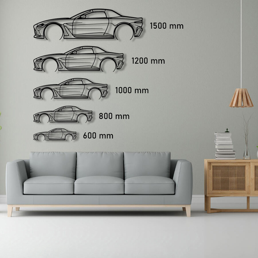 Aston Martin Vantage Roadster Raised Steel Wall Art