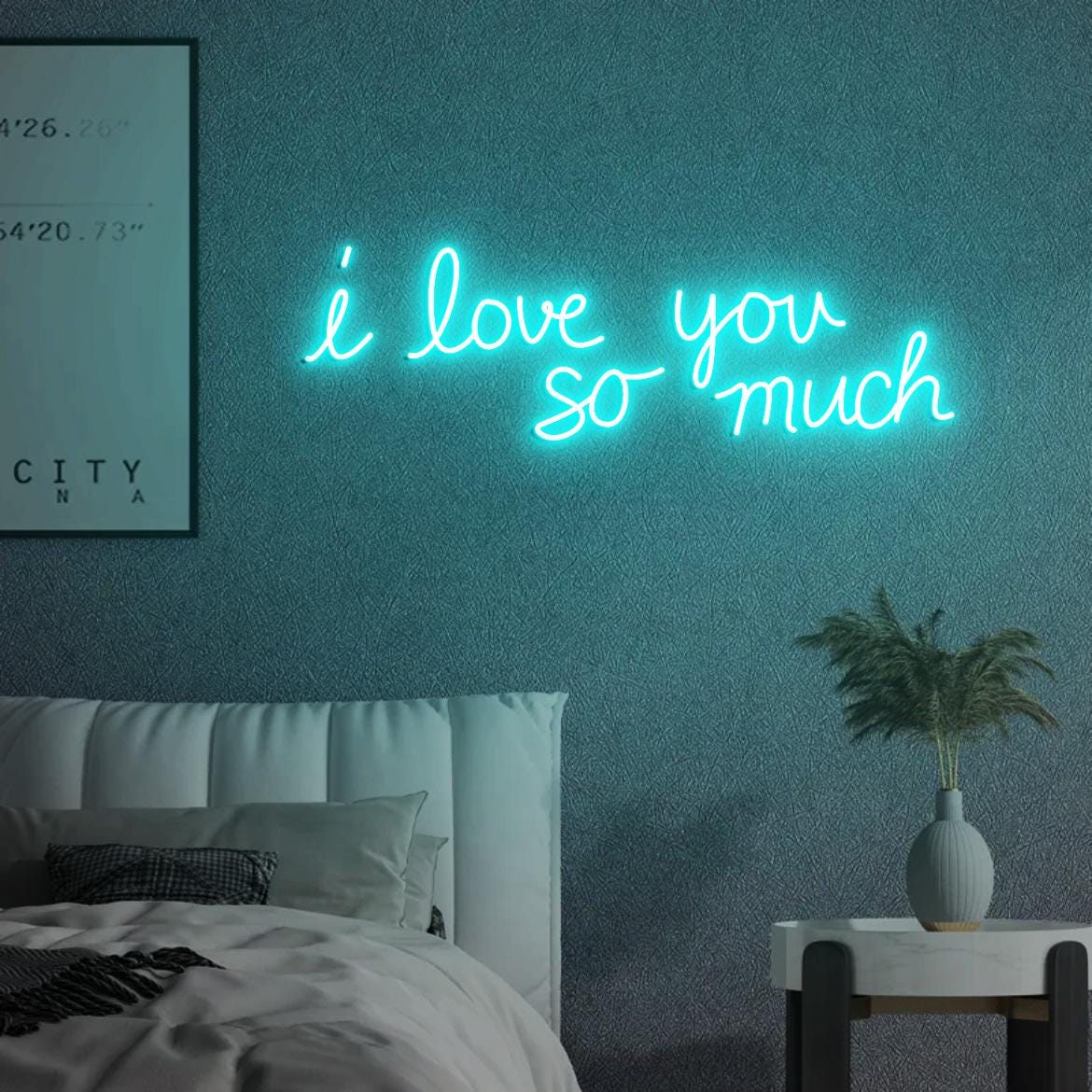 Austin I love you so much Neon Sign, Texas Wedding Backdrop Decor, Austin Wedding Reception, Gift for Wedding in Austin
